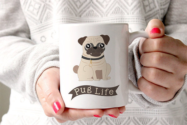 pug life mug